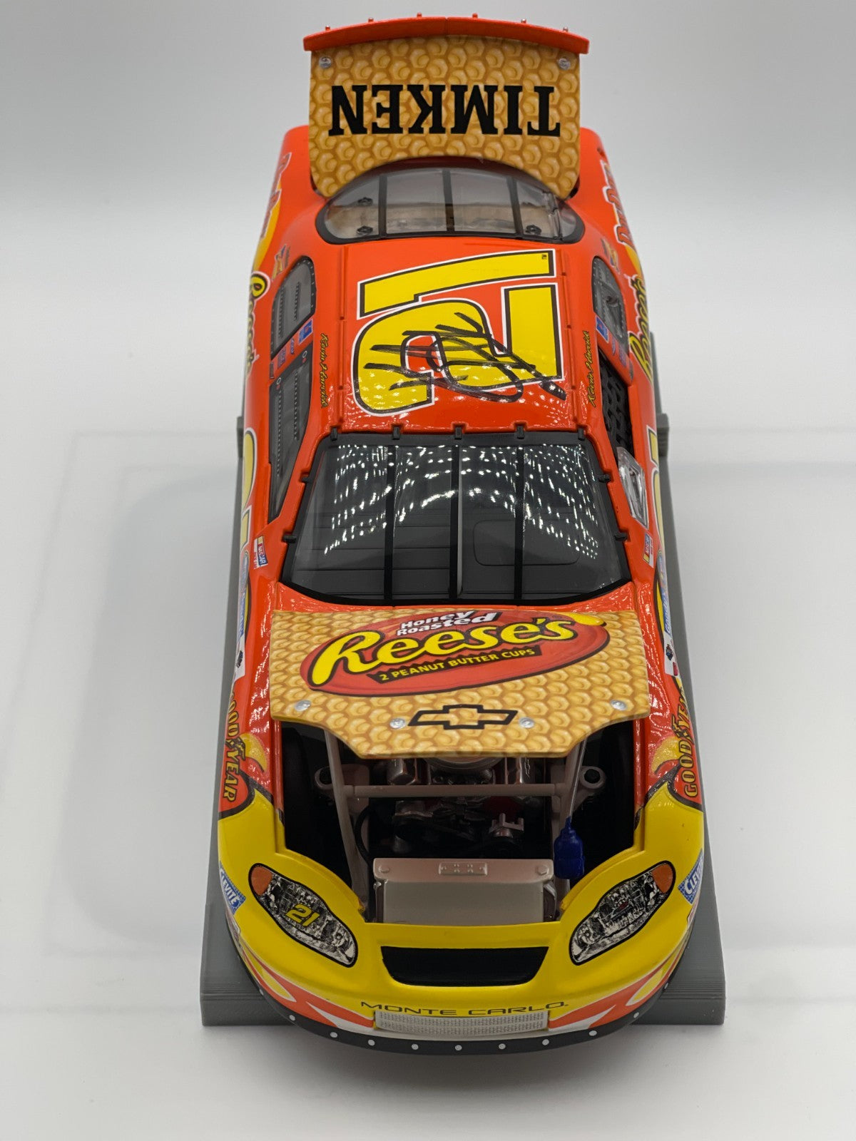 Kevin Harvick #21 Honey Roasted Reese's 2003 Monte Carlo Autographed 1:24