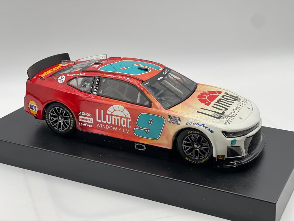 Chase Elliott #9 Llumar 2022 Camaro ZL1 ELITE 1:24 1/241 DIN 212