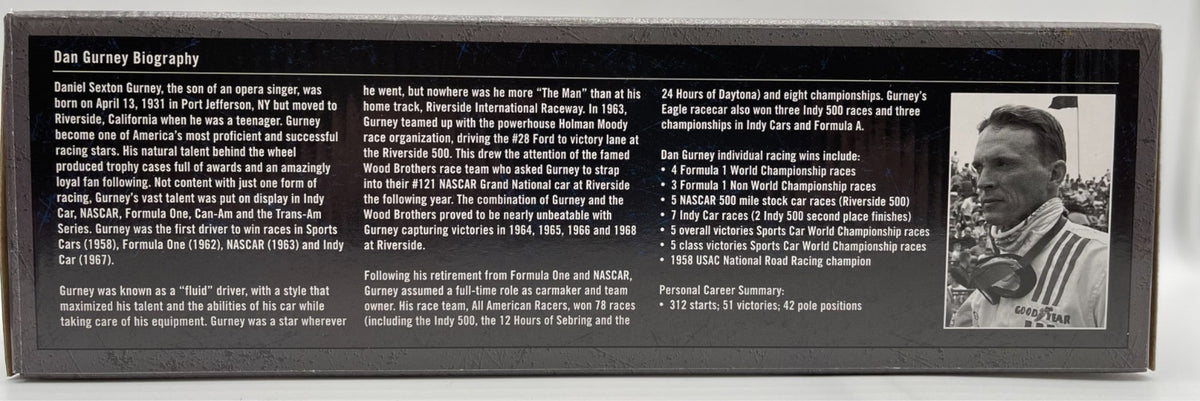 Dan Gurney #121 '65 Ford Galaxie Riverside Collection University of Racing Legen - original photograph 11