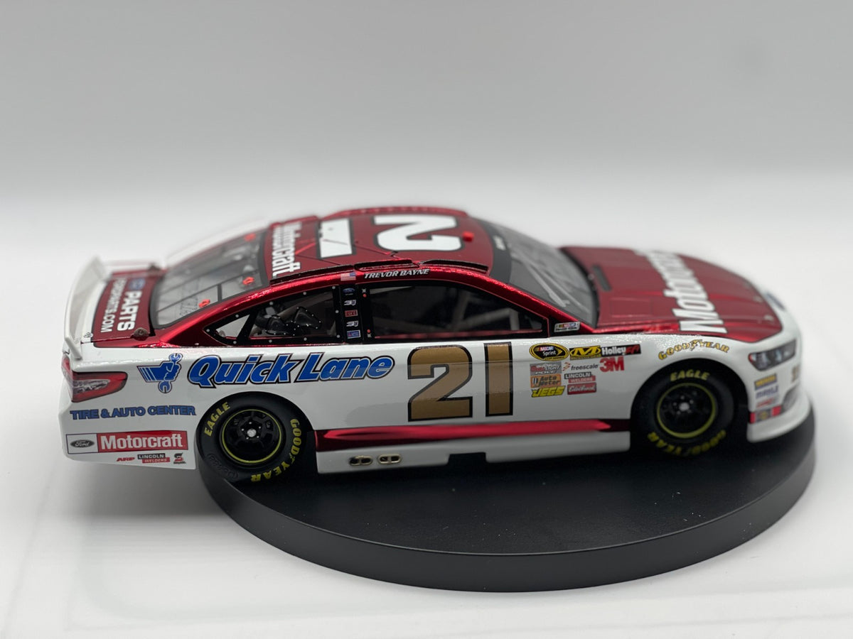 Trevor Bayne #21 Motorcraft Quick Lane 2013 Fusion Auto Color Chrome 1/48 DIN 3