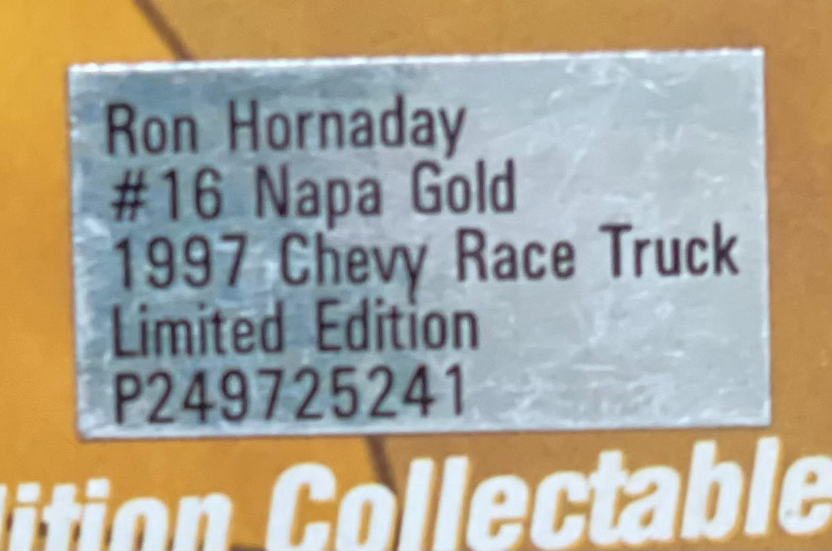Ron Hornaday #16 NAPA Gold Championship Edition 1997 Chevy Race Truck 1:24 - original photograph 7