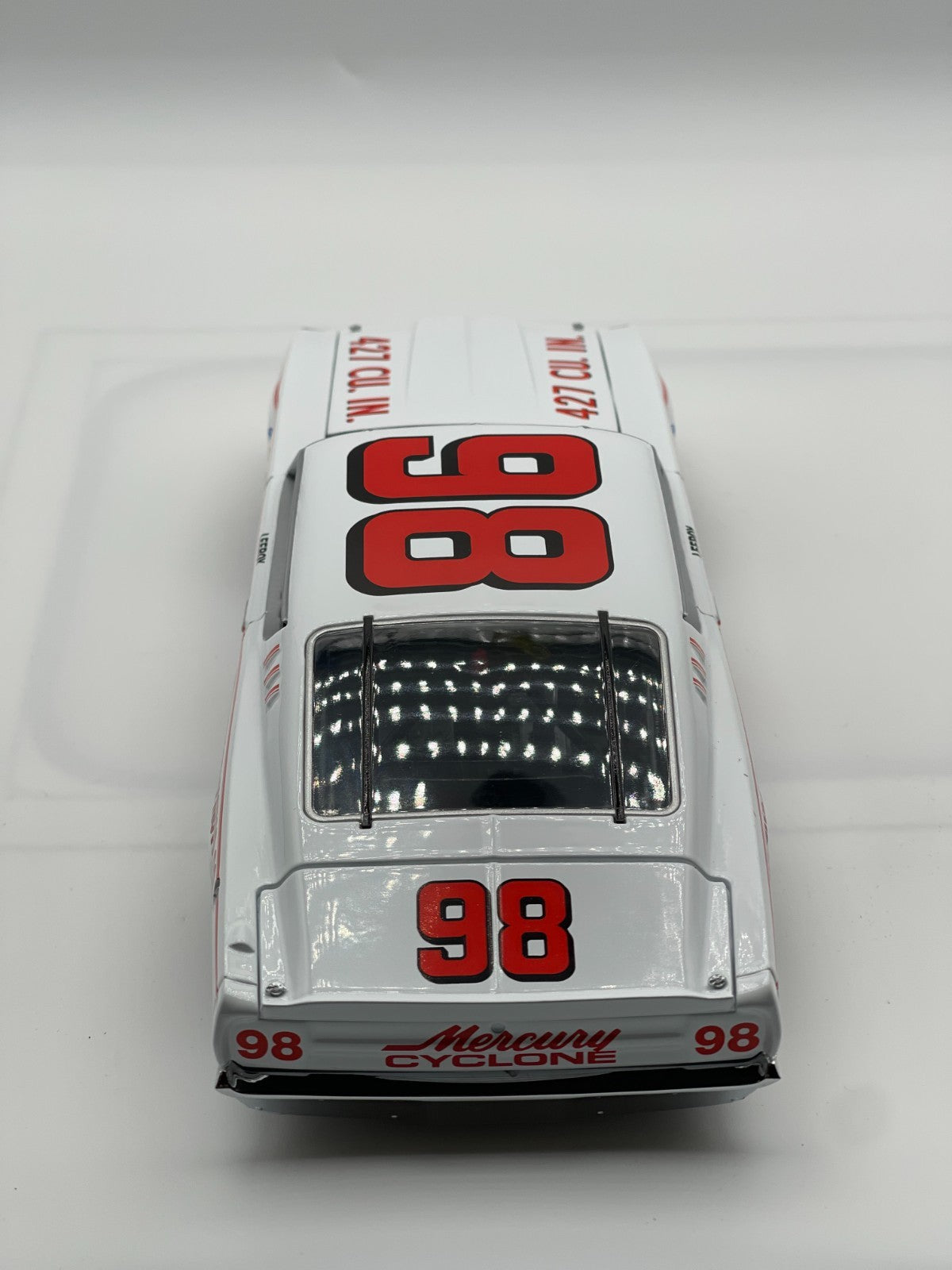 Junior Johnson Signed LeeRoy Yarbrough #98 1969 Mercury Cyclone NASCAR Legends