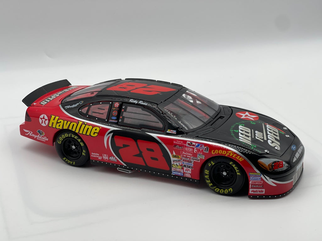 Ricky Rudd #28 Texaco Havoline Need for Speed 2001 Taurus 1:24 1/7008 - original photograph 4
