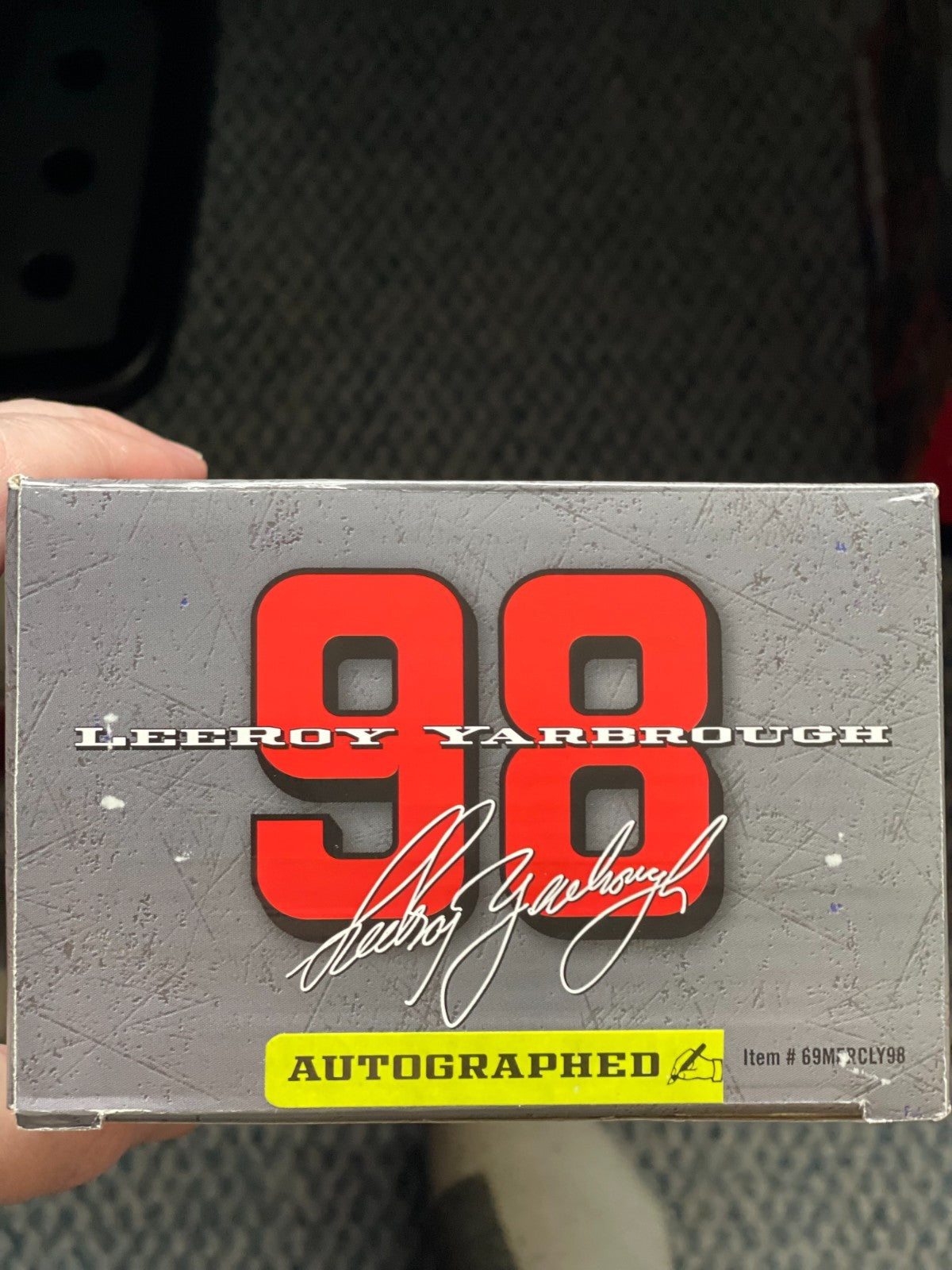 Junior Johnson Signed LeeRoy Yarbrough #98 1969 Mercury Cyclone NASCAR Legends