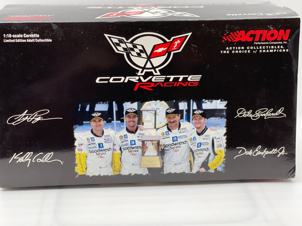 Dale Earnhardt & Dale Earnhardt Jr. #3 Corvette C5R 2001 Action 1:18 Diecast NASCAR - original photograph 9