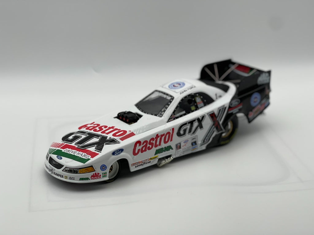 John Force Castrol GTX 2001 Mustang Funny Car Diecast