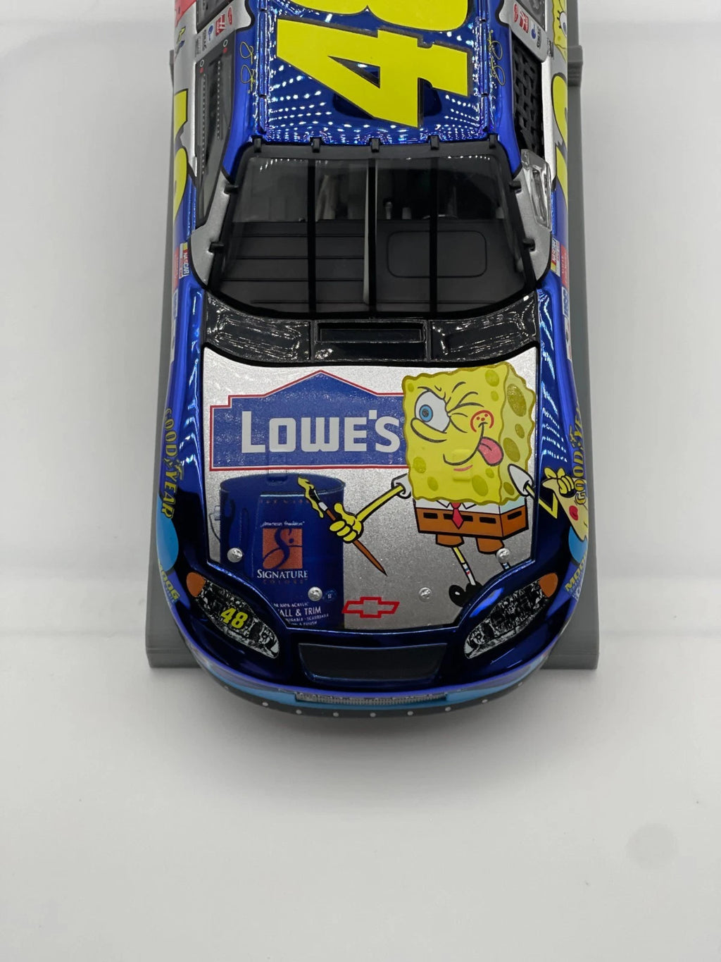 Jimmie Johnson #48 Lowe's SpongeBob 2003 Monte Carlo Color Chrome 1/1008 - original photograph 5
