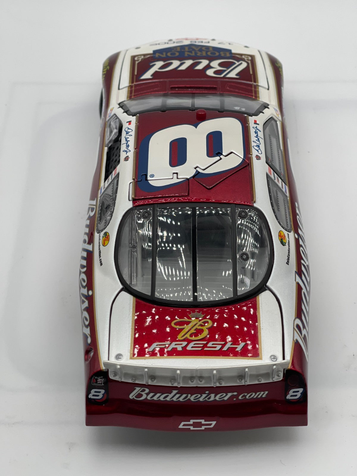 Dale Earnhardt Jr. #8 Budweiser Dual at Daytona Born On Date February 17, 2005 - original photograph 7