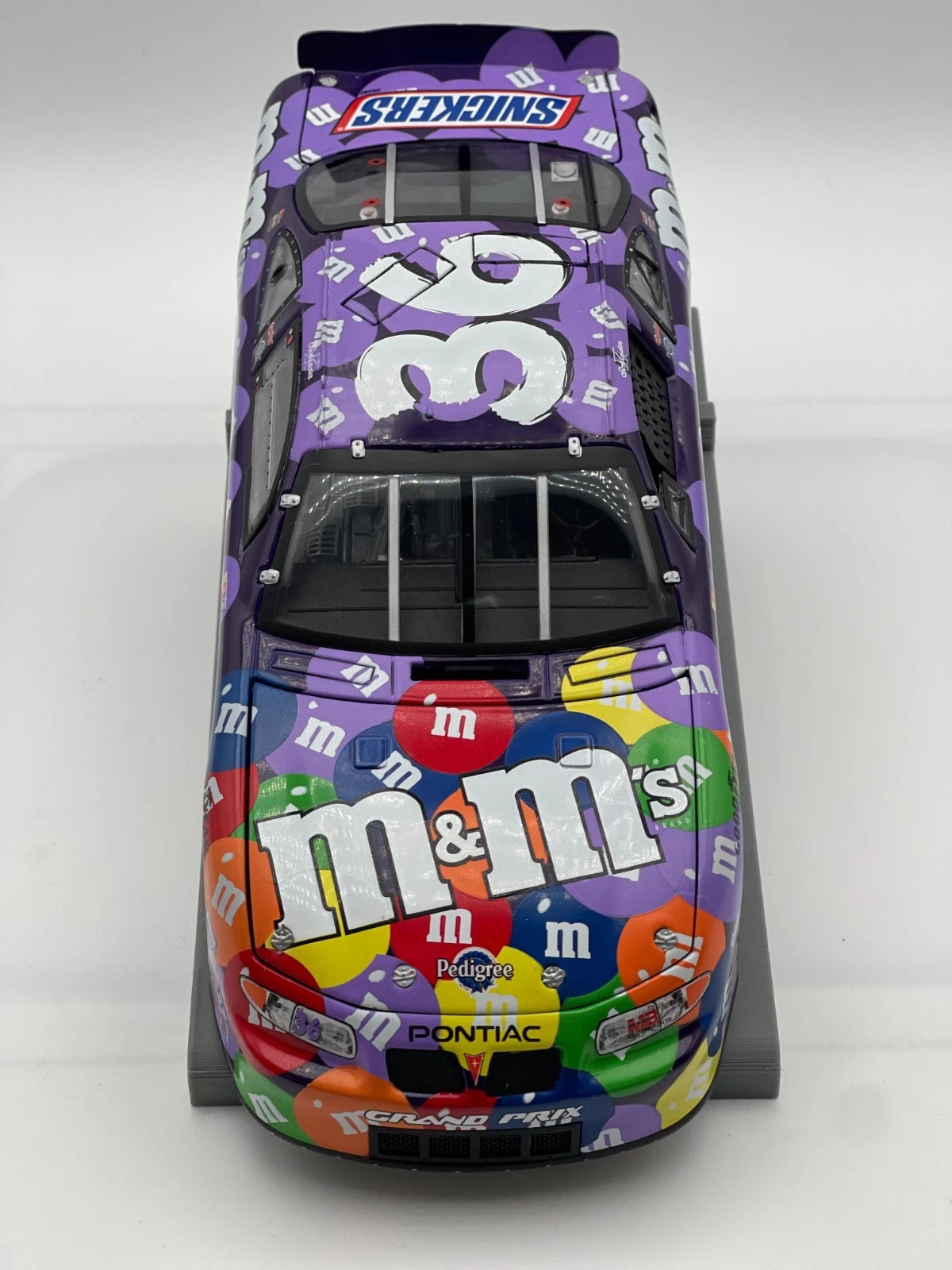 Ken Schrader #36 M&M’s Purple Color Vote Winner 2002 Grand Prix Team Caliber - original photograph 4