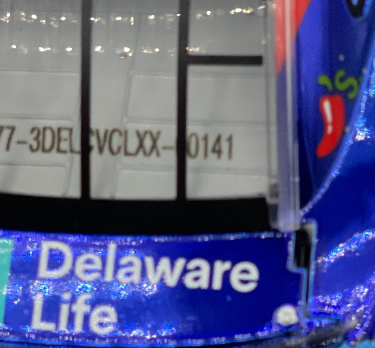 Carson Hocevar #77 Delaware Life 2025 Camaro Color Chrome 1:24 1/144 DIN 141