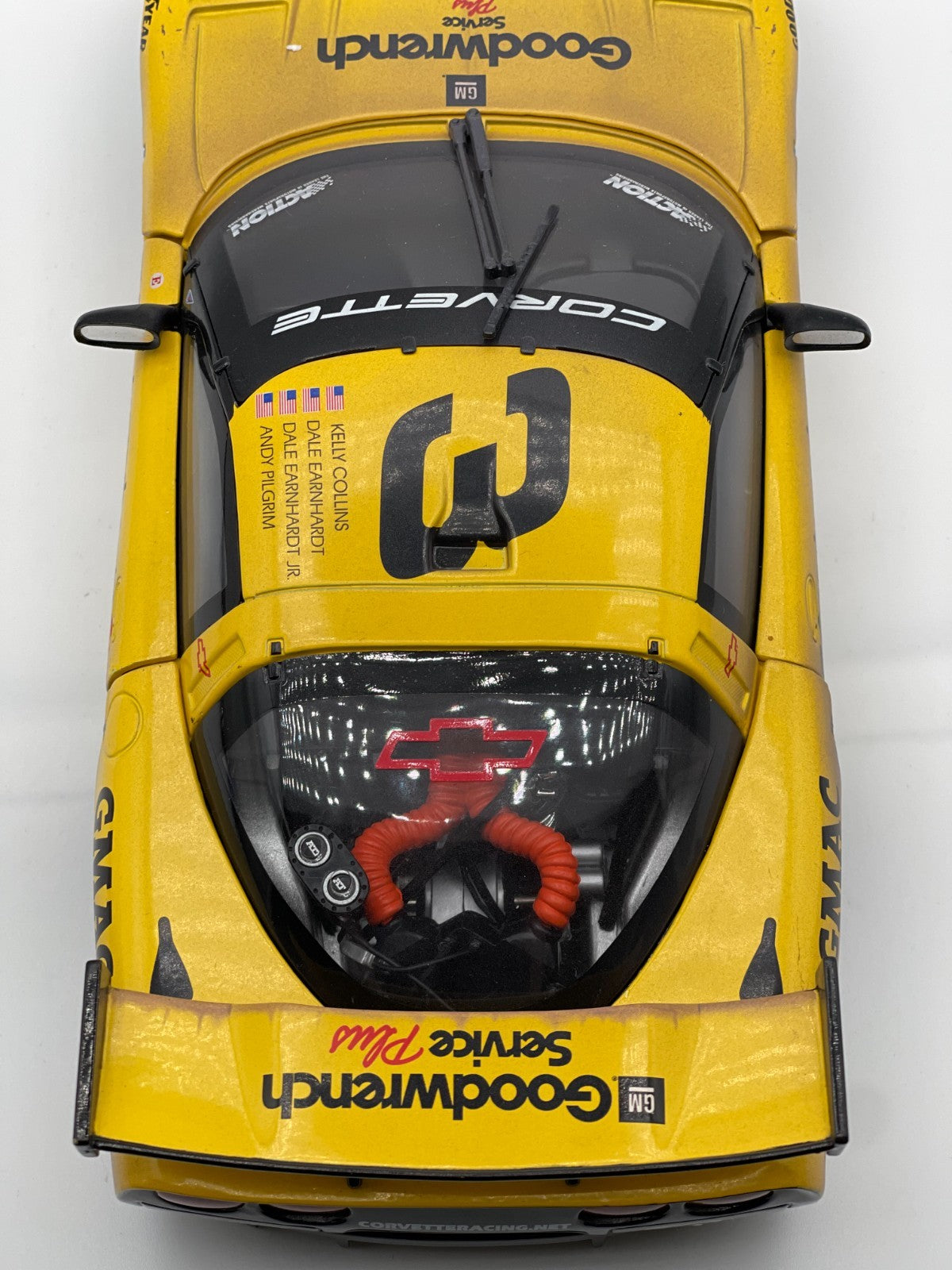 Dale Earnhardt & Dale Earnhardt Jr. #3 Corvette C5R 2001 Action 1:18 Diecast NASCAR - original photograph 8