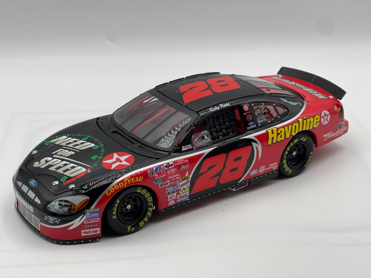 Ricky Rudd #28 Texaco Havoline Need for Speed 2001 Taurus 1:24 1/7008 - original photograph 2