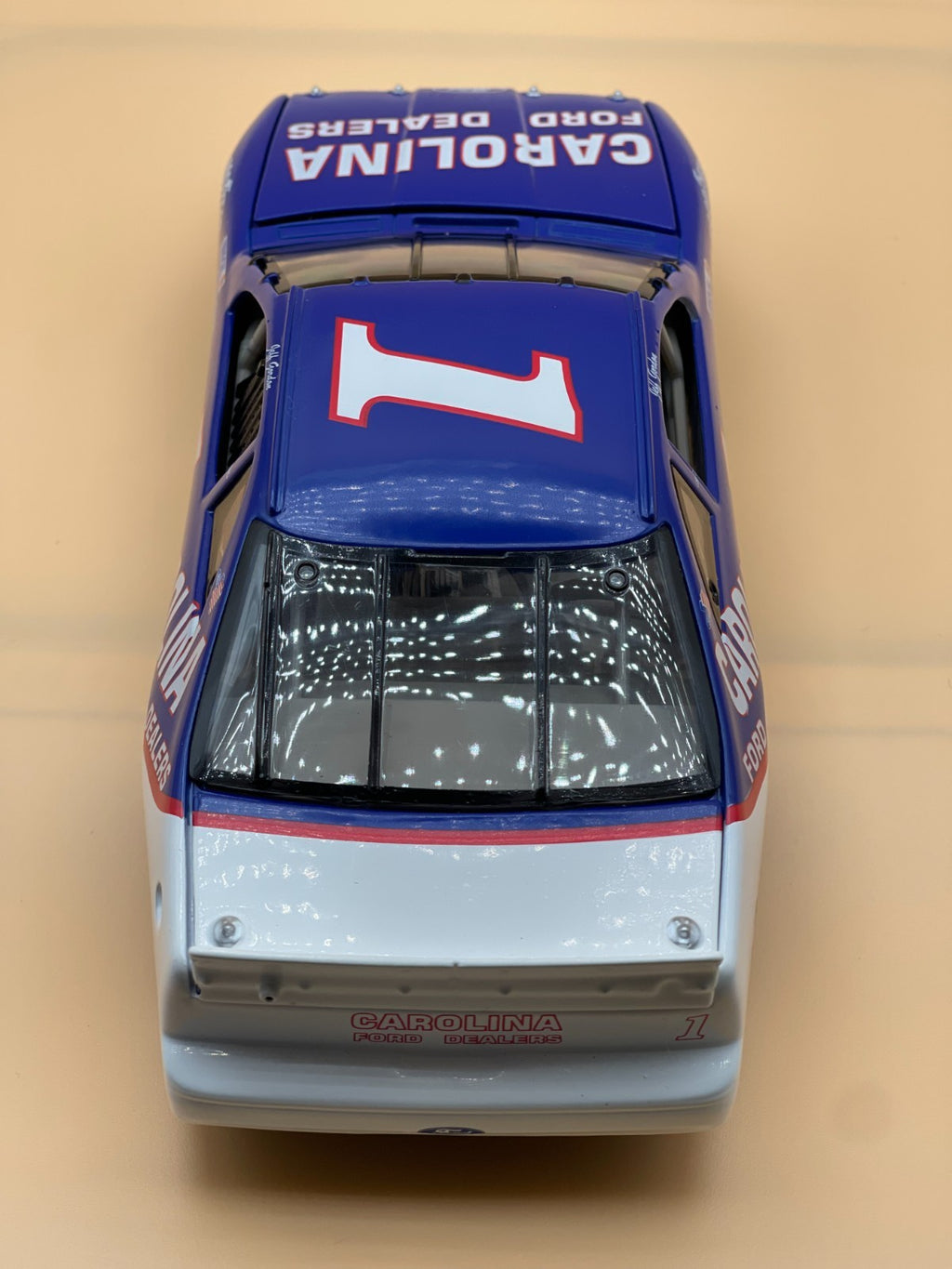 Jeff Gordon #1 Carolina Ford 1991 Ford 124 Limited Edition NASCAR Diecast Rookie