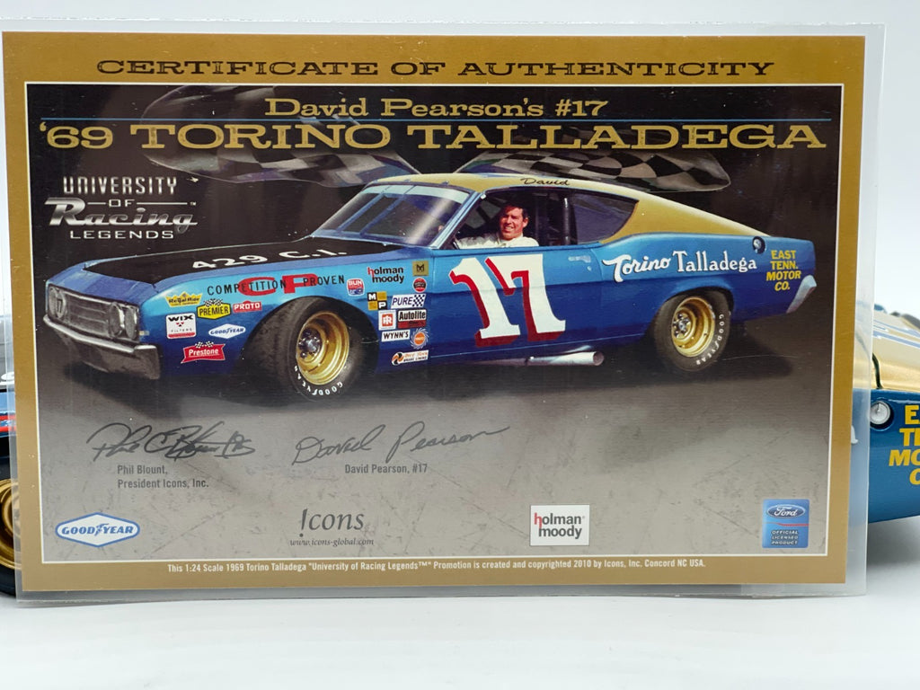 David Pearson #17 ‘69 Torino Talladega University of Racing Legends - original photograph 9