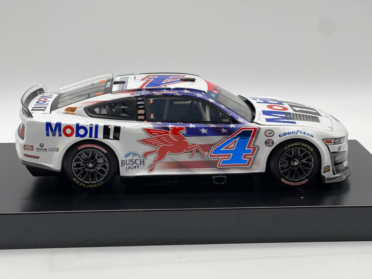 Kevin Harvick #4 Mobil 1 Salutes 2023 Mustang 1:24 NASCAR 1/504 DIN 64