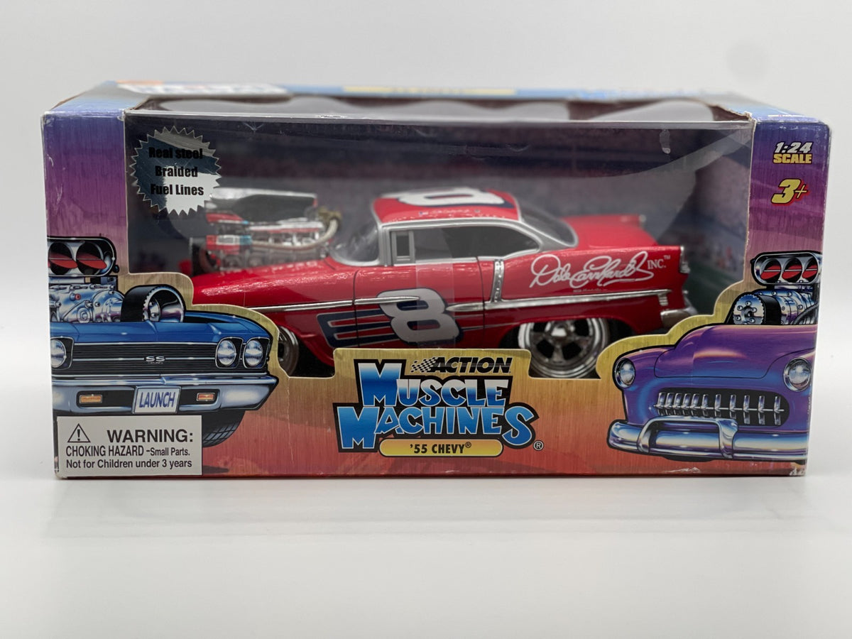 Dale Earnhardt Jr. #8 Muscle Machines 1955 Chevy Action Muscle Machines 1:24