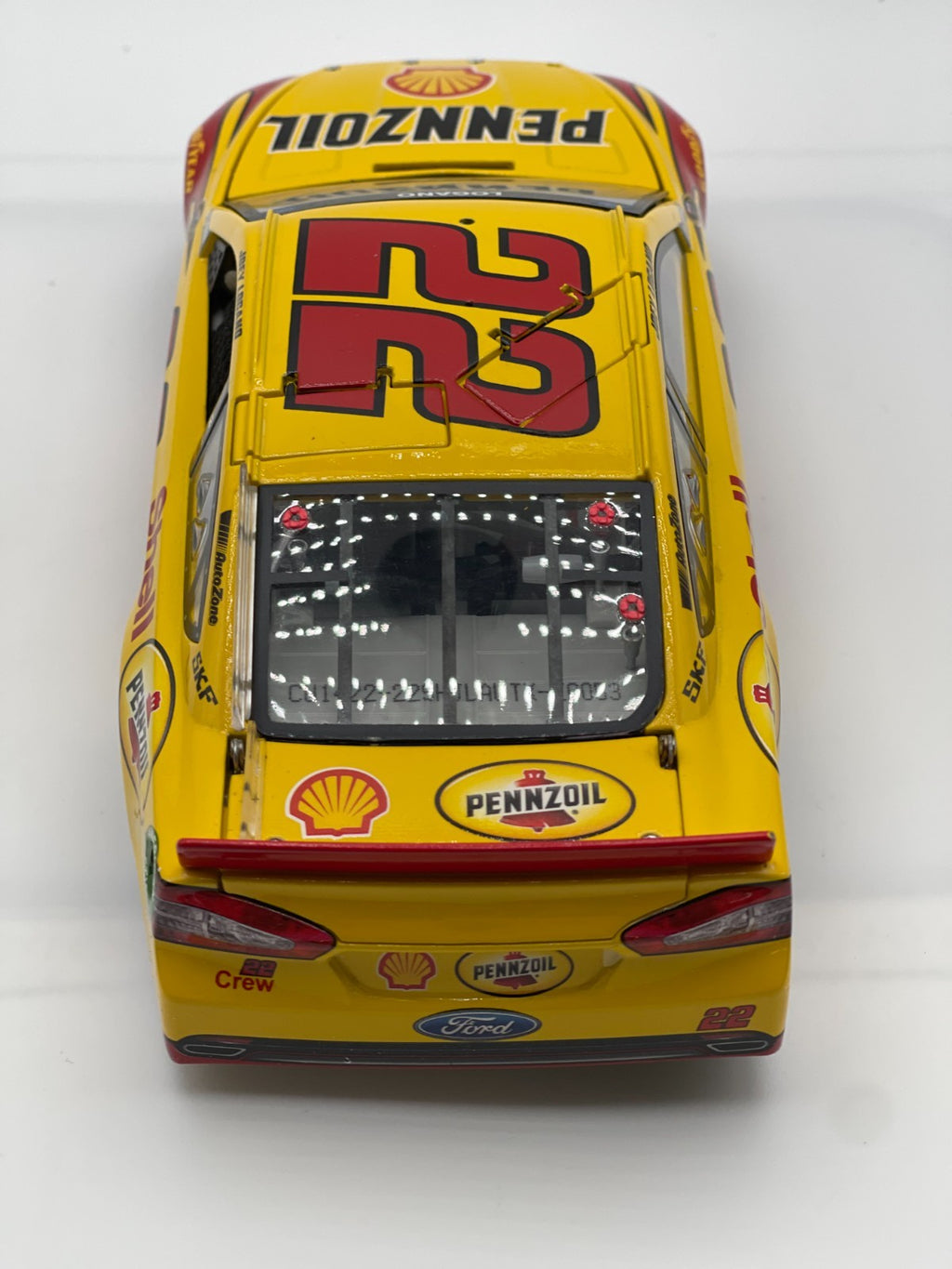 Joey Logano #22 Shell 2014 Fusion ELITE Auto 1:24 1/100 DIN 53 **READ**