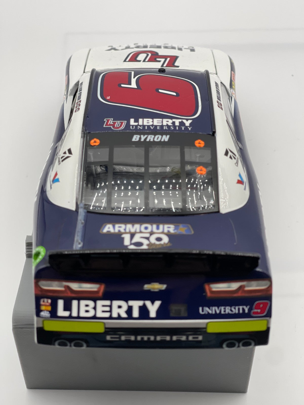William Byron #9 Liberty University Indy Win 2017 Camaro Autographed 1:24