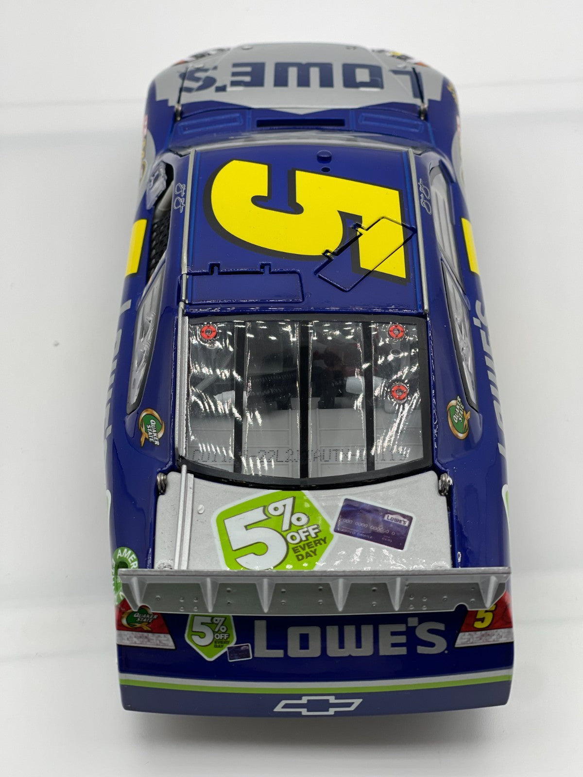 Jimmie Johnson #5 Lowe’s 2011 Impala ELITE Auto 1:24 1/150 DIN 119