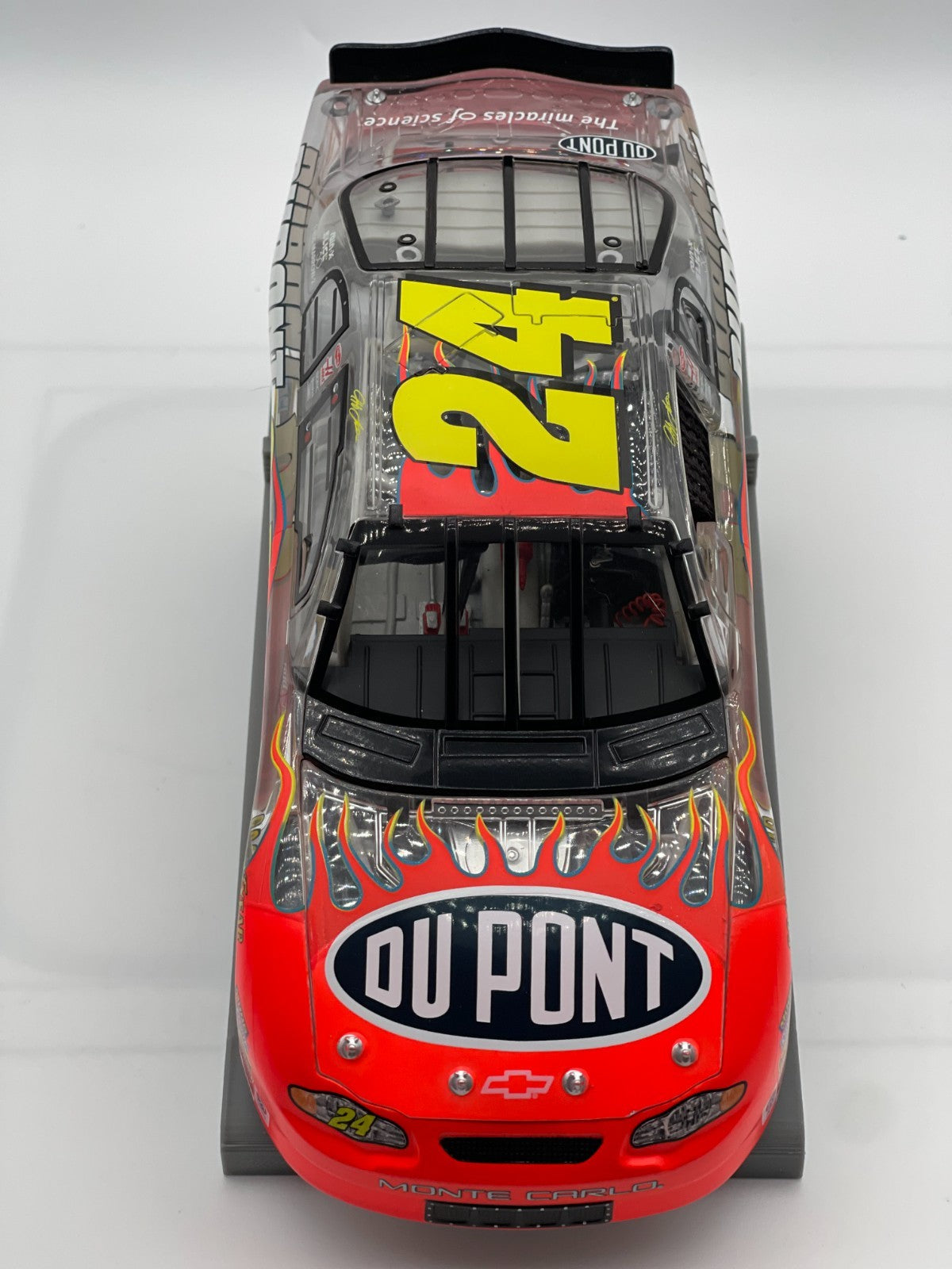 Jeff Gordon #24 DuPont Clear Car 2001 Monte Carlo 1:24 NASCAR 1/6996 - original photograph 6