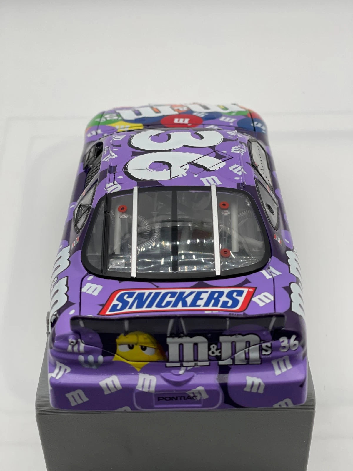 Ken Schrader #36 M&M’s Purple Color Vote Winner 2002 Grand Prix Team Caliber - original photograph 7