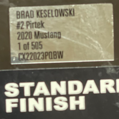 Brad Keselowski #2 Pirtek 2020 Mustang 1:24 Action 1 of 505 NASCAR Diecast - original photograph 8