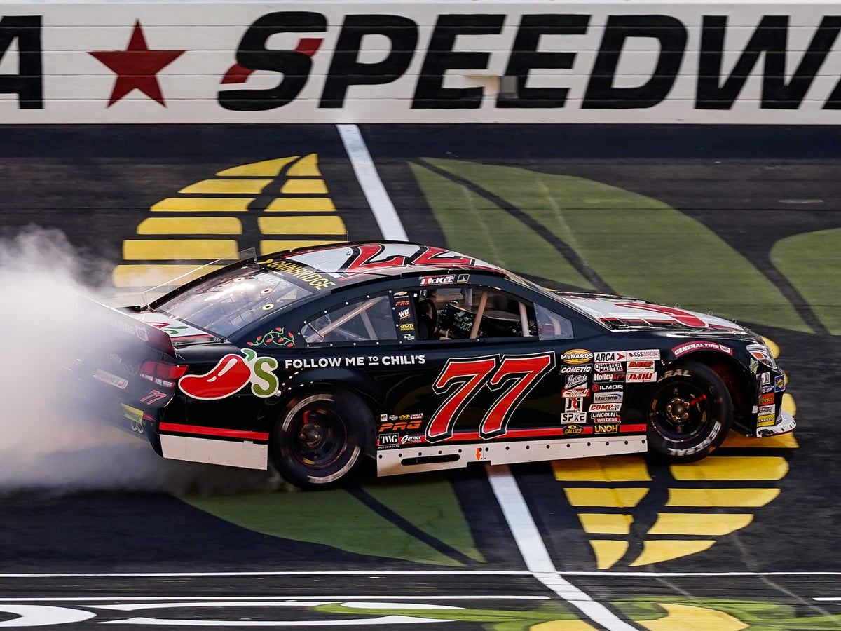 Tristan McKee No. 77 Chili's Iowa 2026 raced-win Chevrolet 1:24 ARC diecast