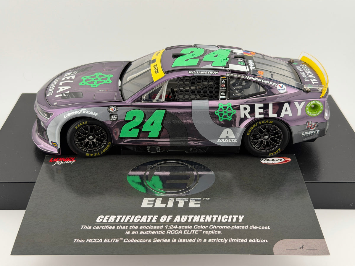 William Byron #24 Relay Payments 2023 Camaro ZL1 ELITE Color Chrome 1:24 1 of 24 DIN 16 - photo 4