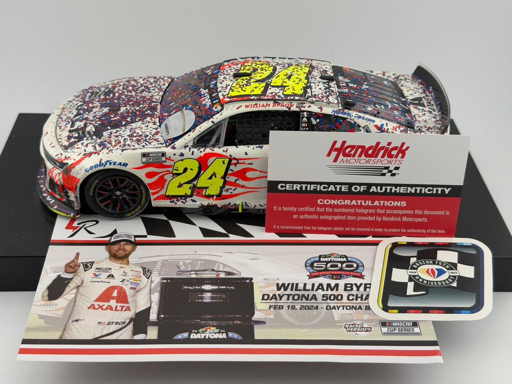 William Byron #24 Axalta 2024 Daytona 500 Win Candy Finish HMS Exclusive 1:24 1 of 72 - photo 2